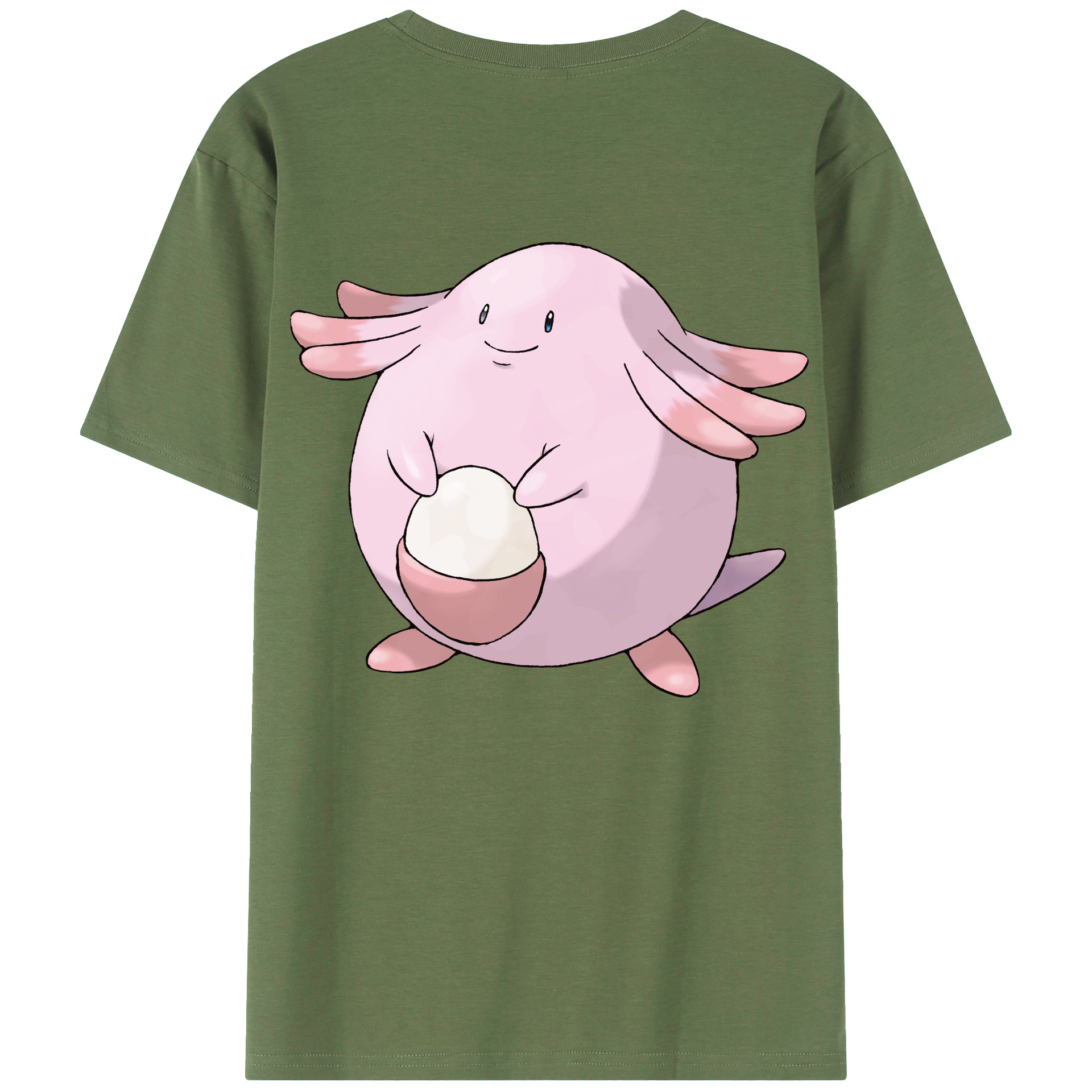 （画像用） ポケットモンスター Pokémon 綿100％ メンズ半袖Tシャツ（バックプリント） 通気性